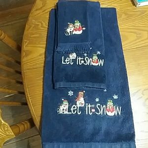 Festival bath towel set